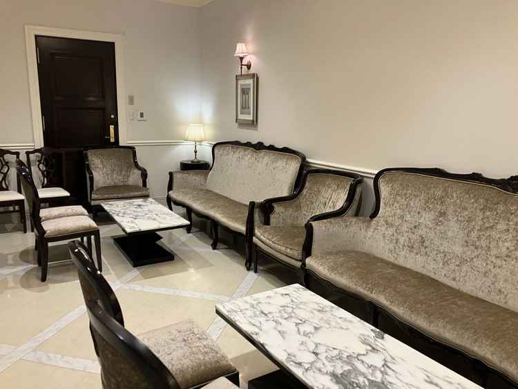 親族などの待合室は２つありました。