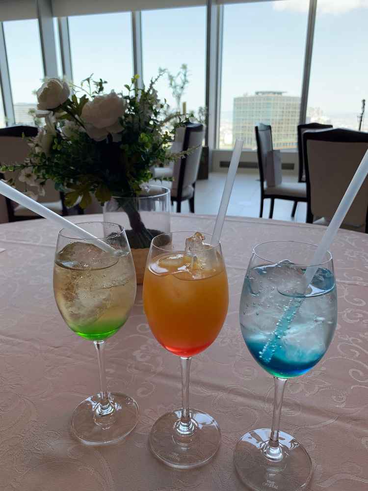 ペアリングのノンアルコールカクテルです。見た目にもとても楽しめました。