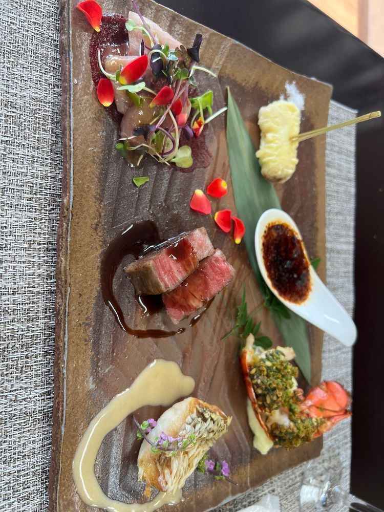 新郎側で撮影した試食