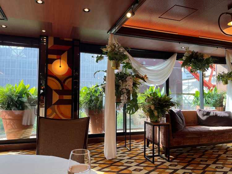 披露宴会場の様子