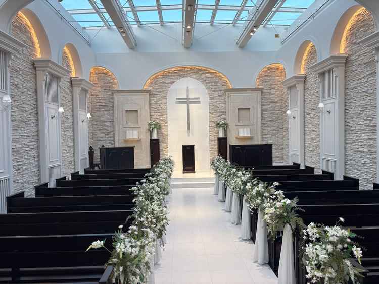 チャペル内部の写真です。