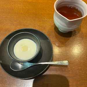 デザートの豆乳杏仁。