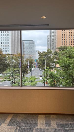 披露宴会場からの景観