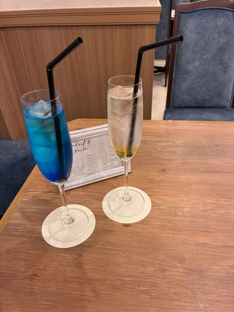 ウェルカムドリンクを用意してくれた。しかも2種類も！