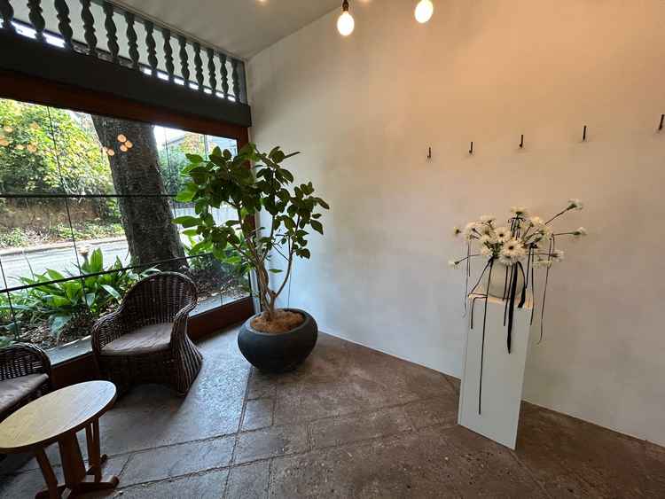 入り口で、参列者をお迎えウェルカムボード等アレンジ