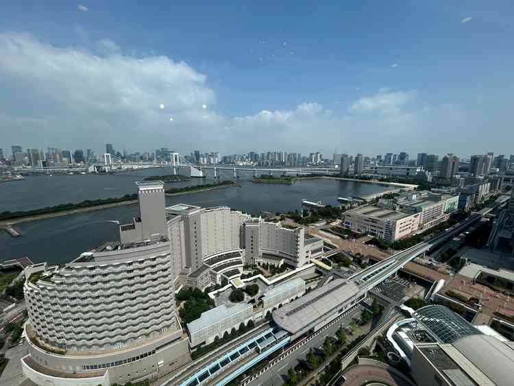 会場からの景色