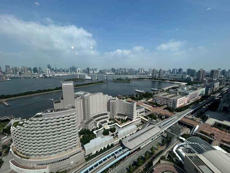 会場からの景色