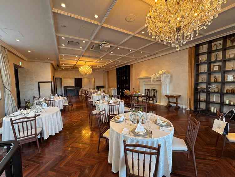 披露宴会場内の写真です。