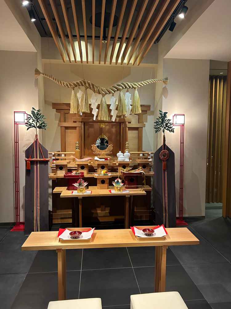 神前式ができる和の空間でした