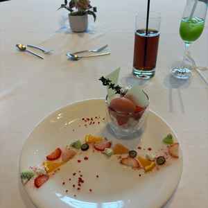 デザートの盛り付けがおしゃれ！