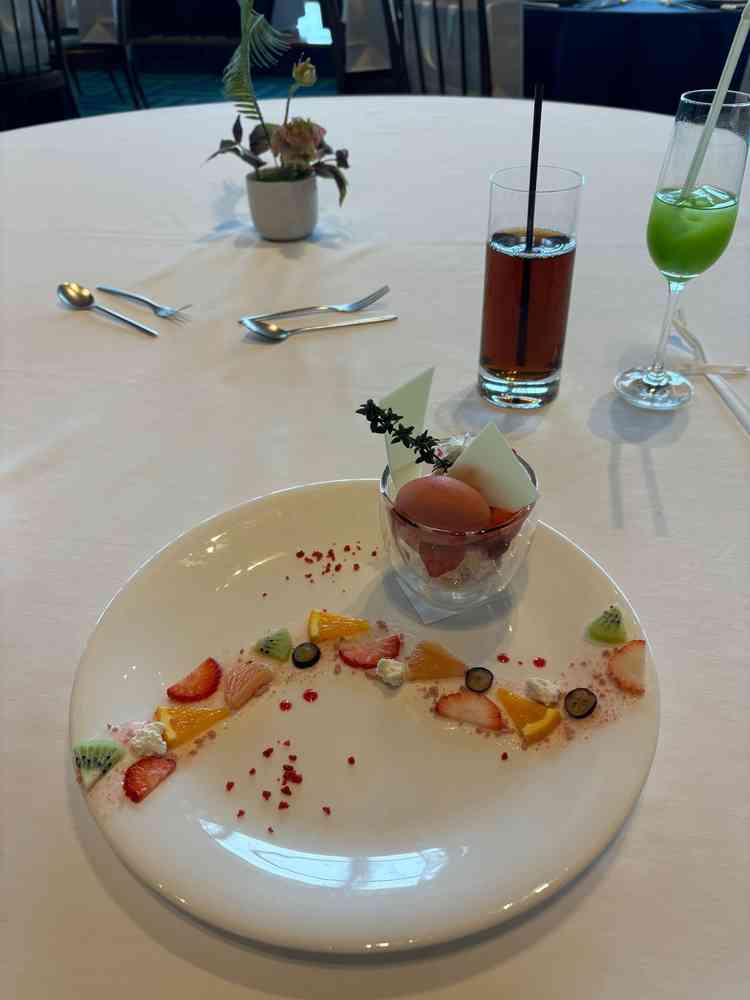 デザートの盛り付けがおしゃれ！