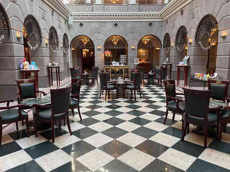 受付後の待機所