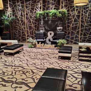 ゲスト控え室の写真。かなり広く雰囲気も良かったです。