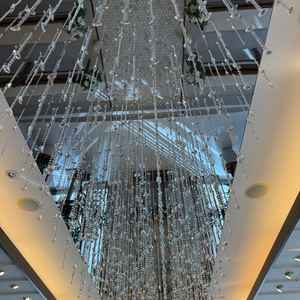 チャペルの上は天の川をイメージしていて、とってもかわいい。晴れてても雨でも可愛いそう。