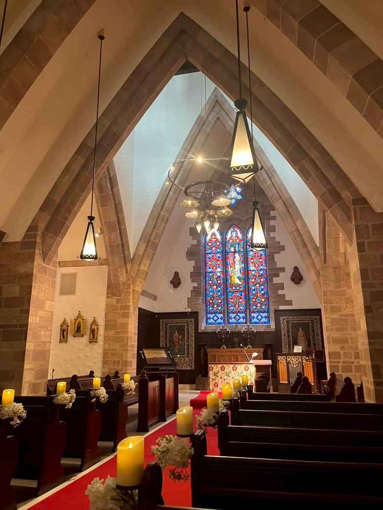 ゲスト席から見たチャペル