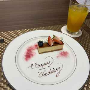 試食その2。アレルギーの対応もしっかりしてくれていた。