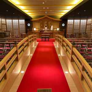 和装にも合う会場がフロア違いで用意されていて、様々なニーズに対応できる便利さ。