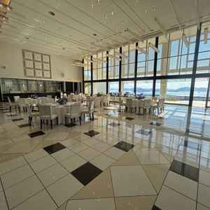 披露宴会場からも見晴らしが良い