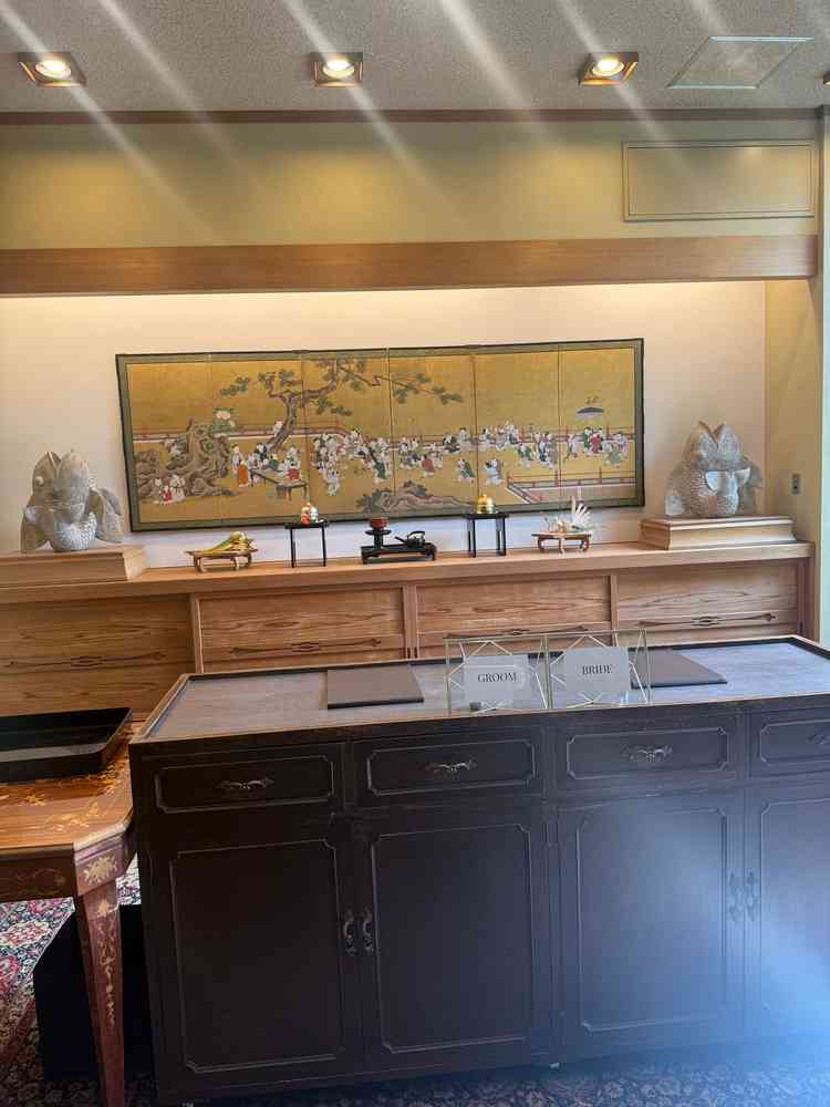 歴史も感じれる受付