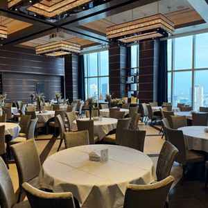 披露宴会場です。景色が良かったです。