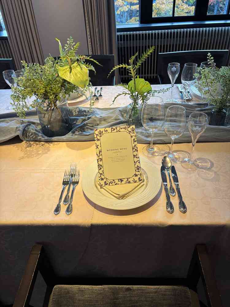 マットが引いてあるだけでグッと大人感がでて素敵な雰囲気づくりができます！