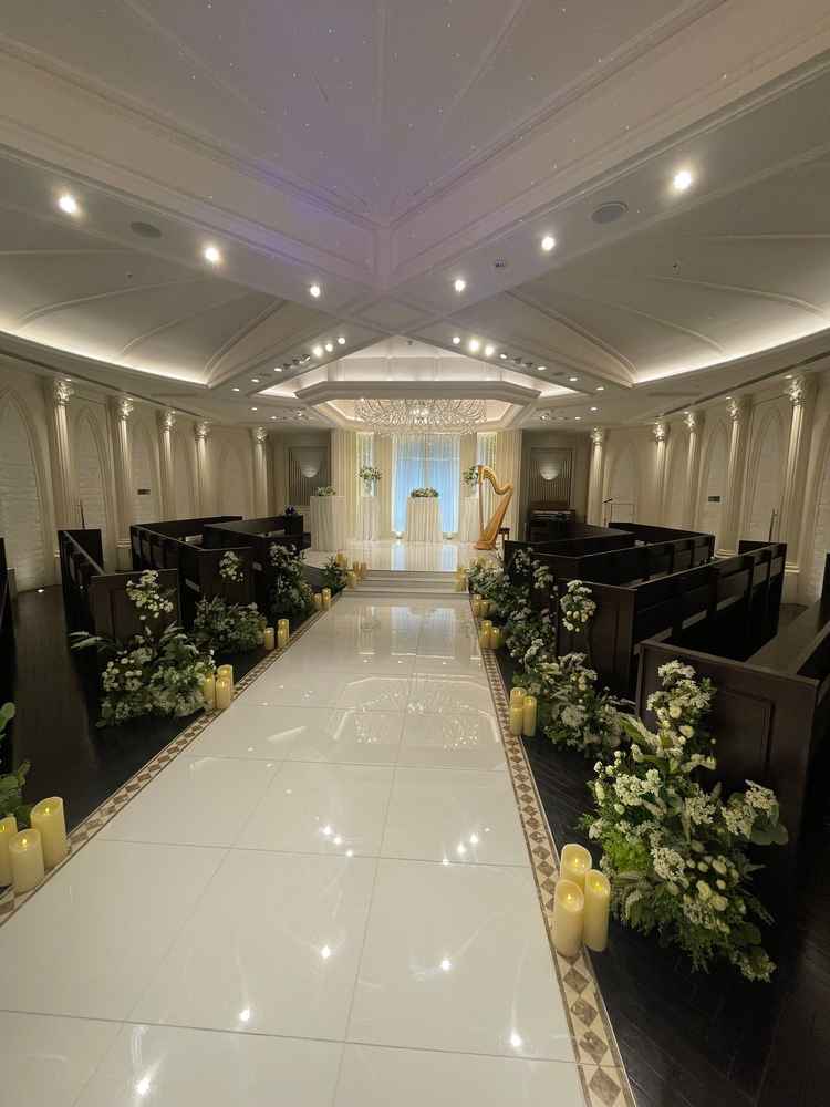 ゲストの方々が見やすい挙式会場であることは、当初のイメージ通りでした。