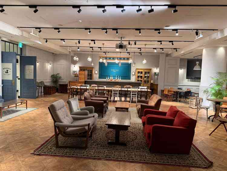 ゲストルーム。広々としていてテラスもあり、開放感があってよかったです。