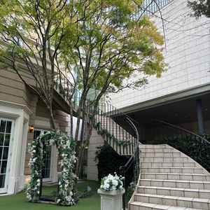 ガーデンの階段