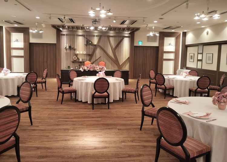 3つある披露宴会場のうち、1番目に小さな披露宴会場です。