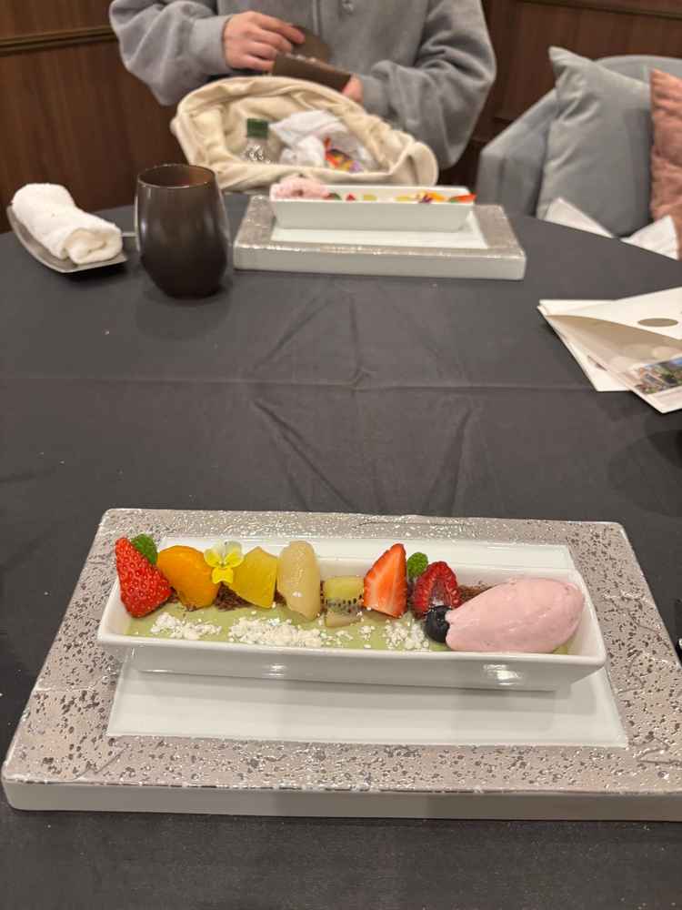 試食の料理、デザート