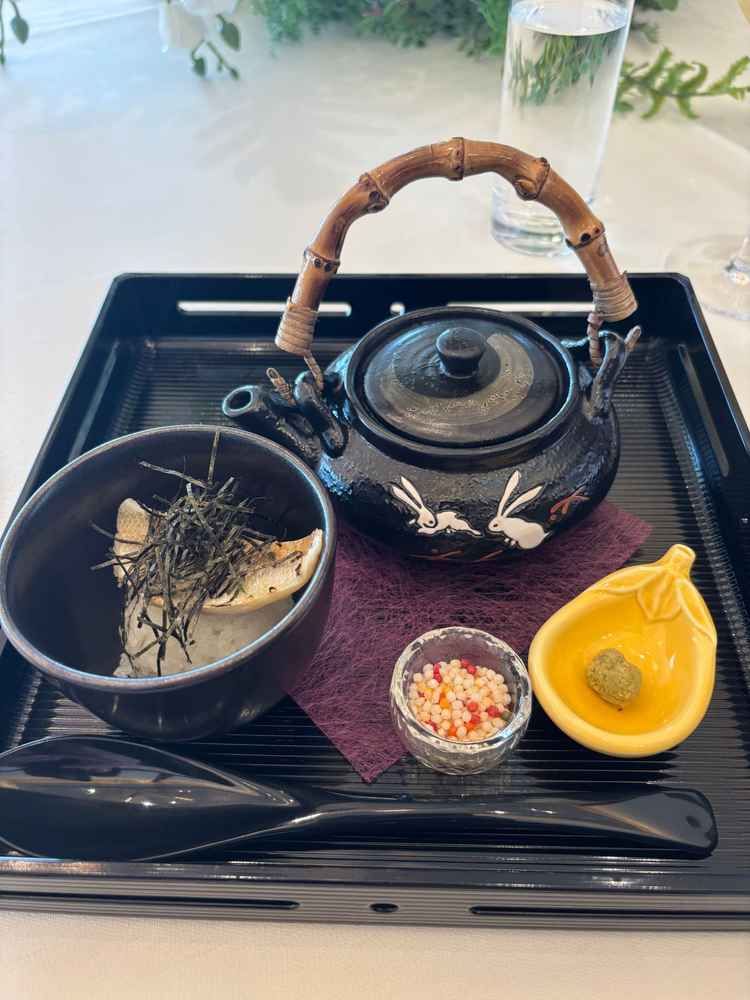 試食ののどぐろのお茶漬けです。非常においしかったです。