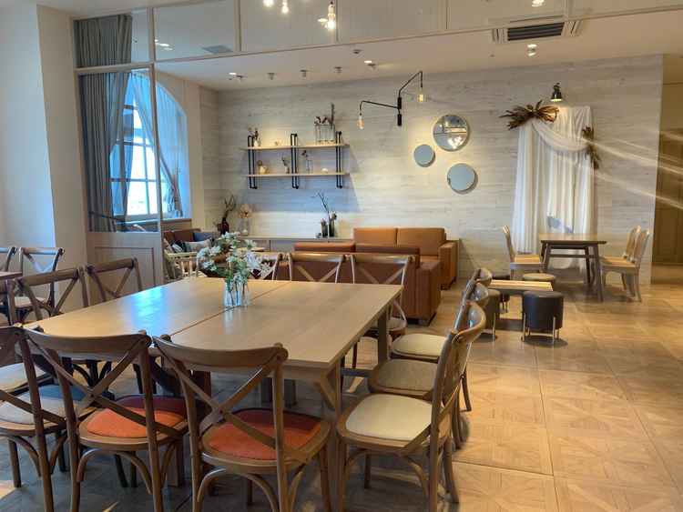 ゲスト控室がおしゃれ