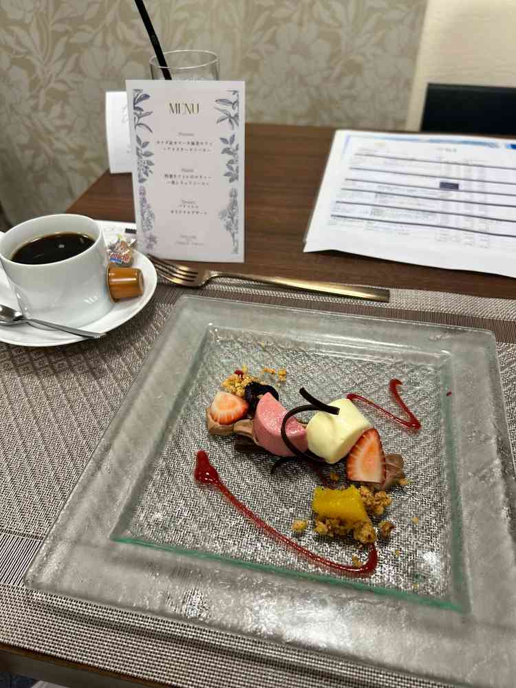 試食時のひき画像です。