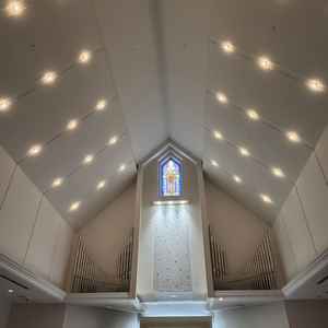 チャペルです。想定していたよりも綺麗で素敵でした。