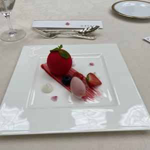 試食のデザート