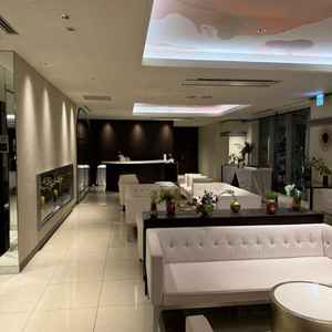 ゲストの待機スペース。プリクラを撮れる機会もあって楽しそう