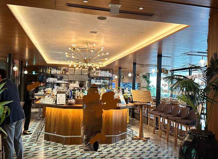 ウェルカムスペースは普段レストランということもあり、席が十分にあり良かったです。