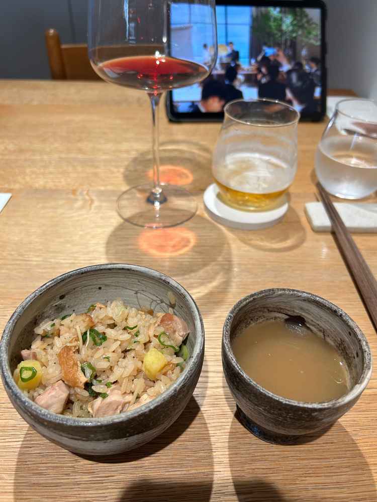 試食の釜飯