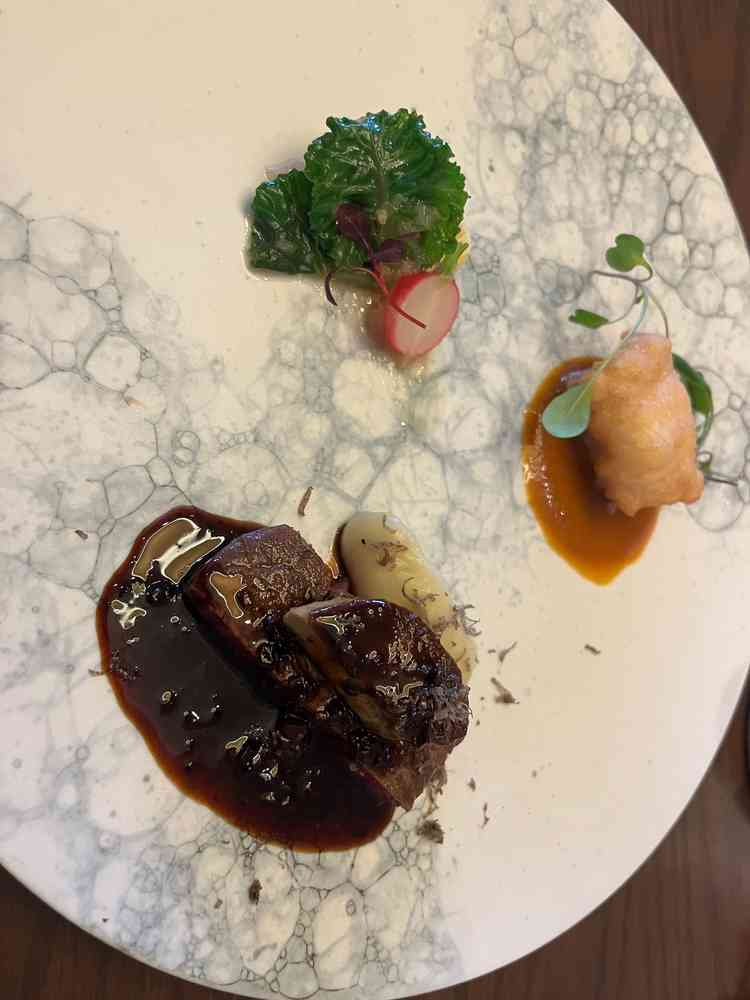 フォアグラのステーキが最高！シェフが出してくれた