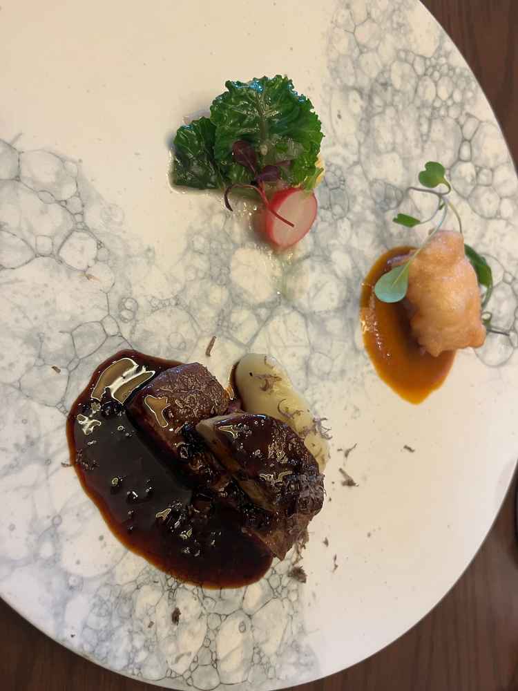 フォアグラのステーキが最高！シェフが出してくれた