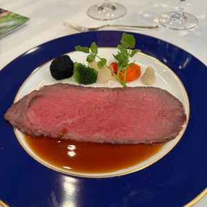 試食のローストビーフ