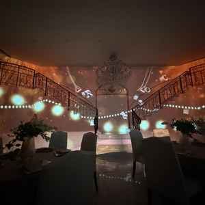 披露宴会場のプロジェクションマッピング