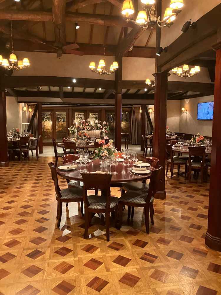 披露宴会場の雰囲気