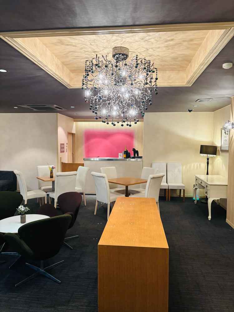 ゲスト待合室。とても綺麗で特別感満載でした。