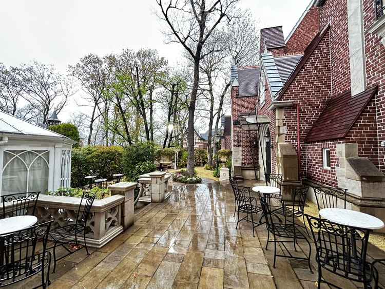 雨のガーデン。