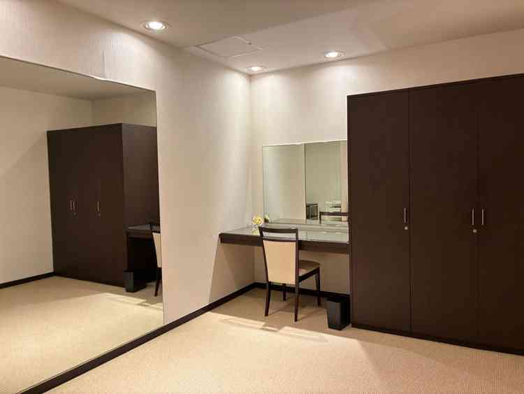 花嫁のお支度部屋は1人一室ご用意いただけるとのことです。