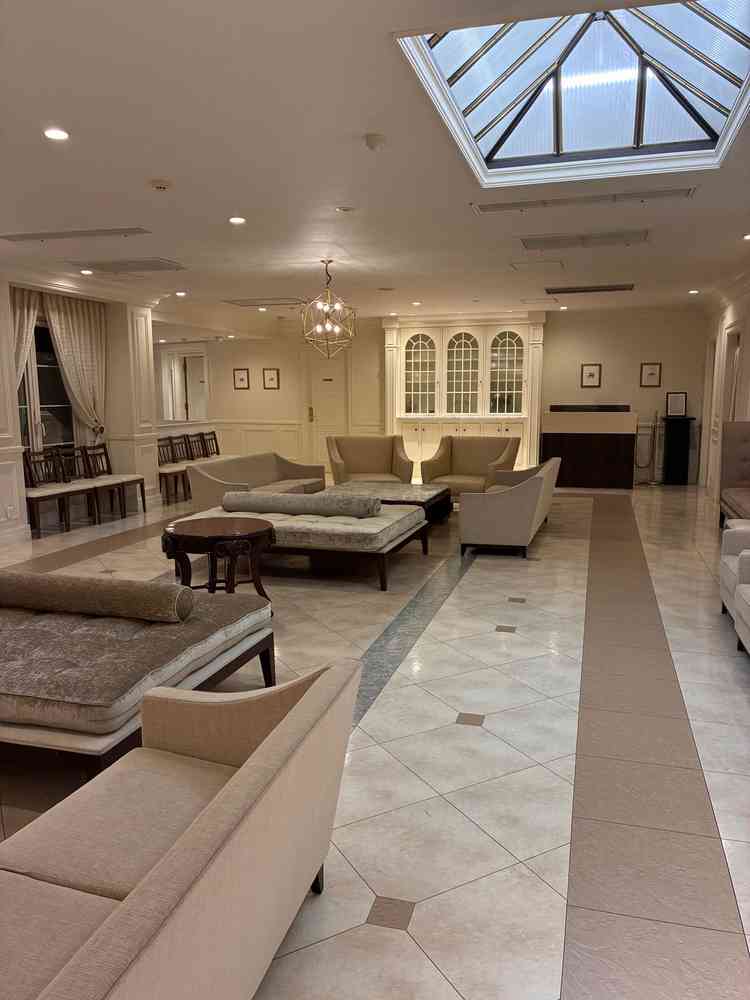 ゲストの待合室もオシャレ