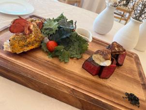 試食させていただいた。オマール海老とバターの組み合わせがよかった！