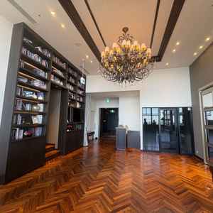 待合ラウンジが素敵だった