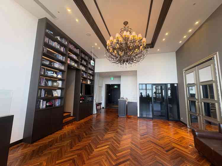 待合ラウンジが素敵だった